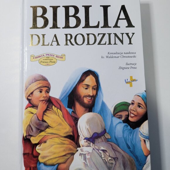 Biblia Dla Rodziny (Illustrated Polish Family Bible) - Hardcover - Picture 2 of 5